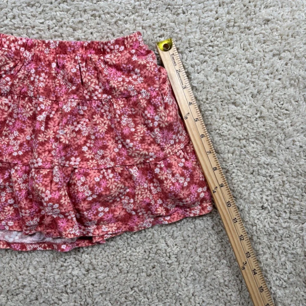 Jumping Beans Girls Pink Floral Cartwheel Scooter Skirt Skort Size 4 GJ21G406GP2